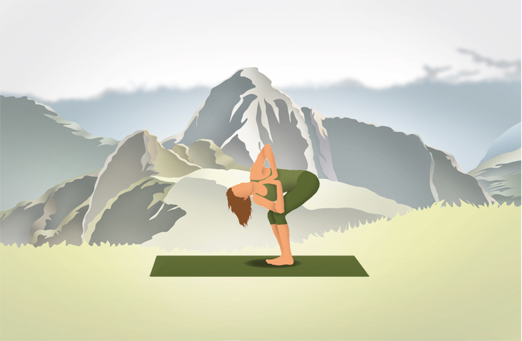 Pocket Yoga App Mountain Background