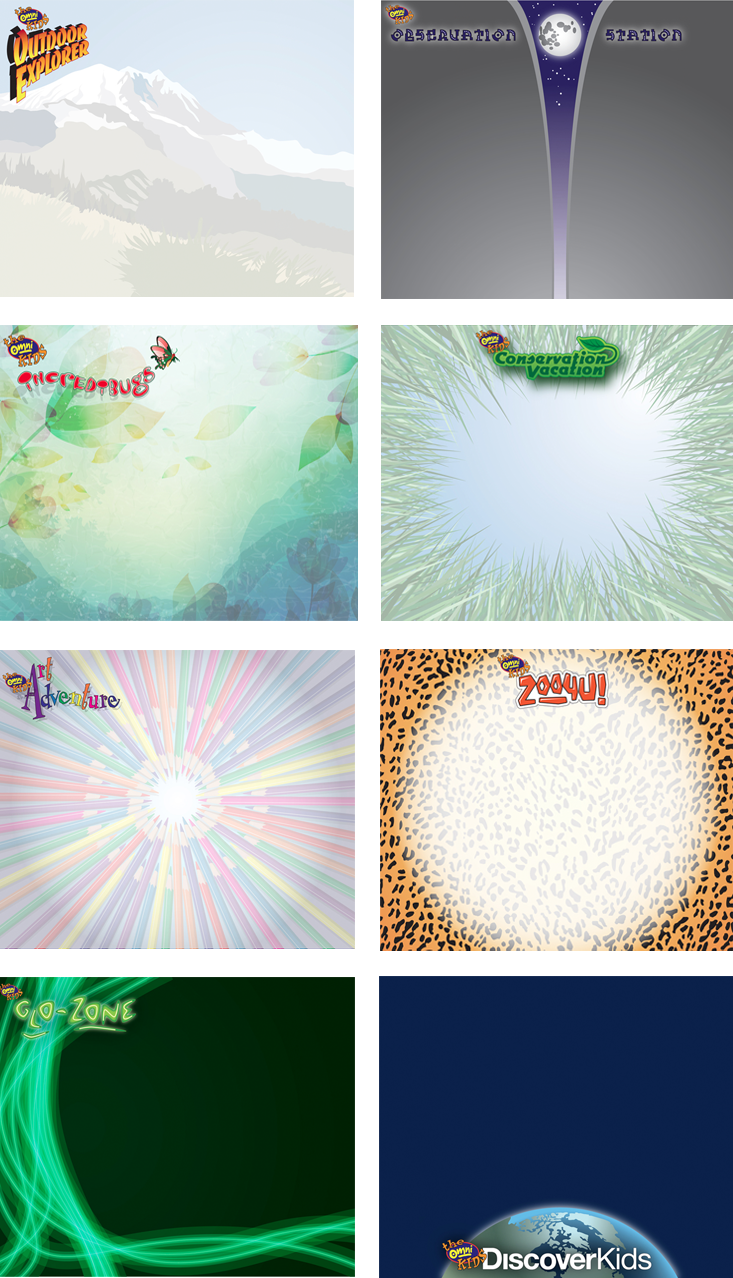 Omni Kids Presentation Slide Backgrounds