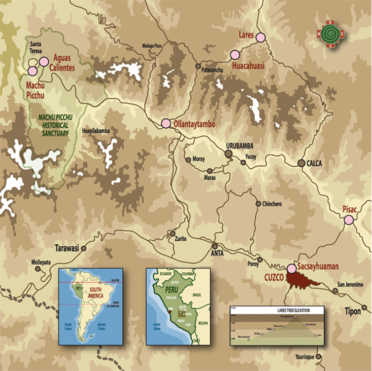 Map of Peru